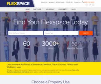 Flexspace.co.uk(Flexible Offices Workshops Industrial Storage Premises in the UK) Screenshot