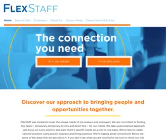 Flexstaff.org(Take on a Great Temporary Job) Screenshot