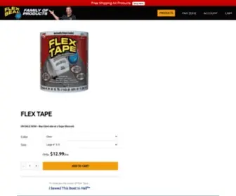 Flextapeoffer.com(I SAWED THIS BOAT IN HALF™ and repaired it using FLEX TAPE®) Screenshot