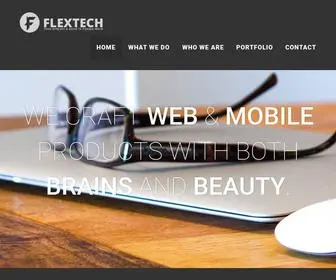 Flextechmyanmar.com(Think Different & Going to Flexible World) Screenshot