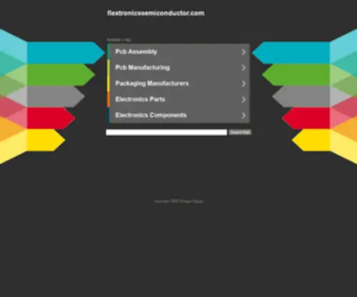 Flextronicssemiconductor.com(Flextronicssemiconductor) Screenshot