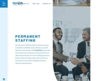 Flexus.in(Recruitment agency for long) Screenshot