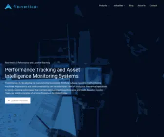 Flexvertical.com(Machine performance tracking) Screenshot