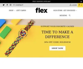 Flexwatches.com(Watches With A Cause) Screenshot