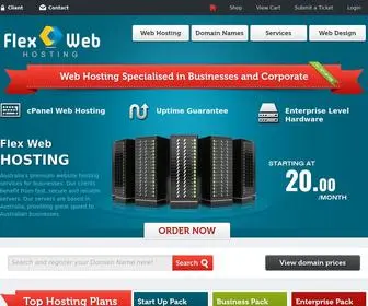 Flexwebhosting.com.au(Australia Premium Web Hosting) Screenshot