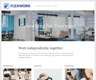 Flexworkhalifax.com(Flexwork Coworking) Screenshot