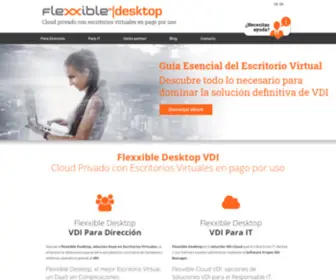 Flexxibledesktop.com(Flexxible Desktop) Screenshot
