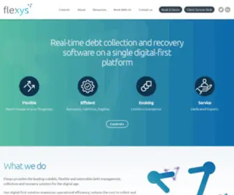 Flexys.com(Debt management and collection software) Screenshot