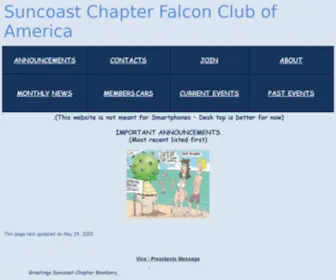 Flfalcon.com(Suncoast Index Page) Screenshot