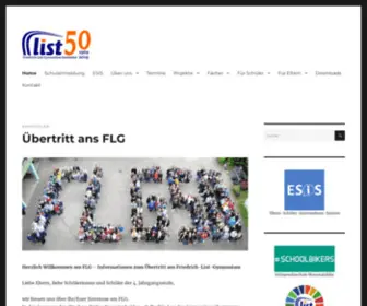 FLG-Gemuenden.de(Friedrich-List-Gymnasium) Screenshot