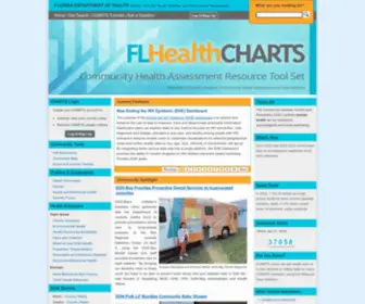 Flhealthcharts.com(Home FLHealthCHARTS.gov) Screenshot