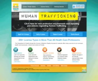 Flhealthsource.com(An online resource of Healthcare Consumers & Practitioners) Screenshot