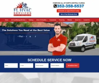 FLhvacservices.com(Air Conditioning and Heating) Screenshot