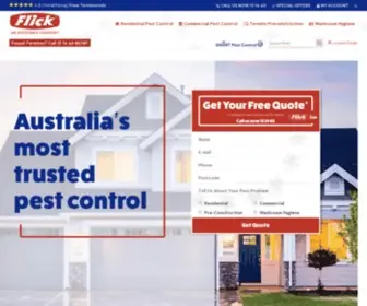 Flick.com.au(Flick Pest Control) Screenshot