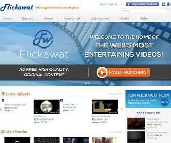 Flickawat.com(An original content marketplace) Screenshot