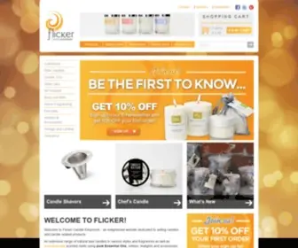 Flickercandles.co.nz(Flicker Candle Emporium) Screenshot
