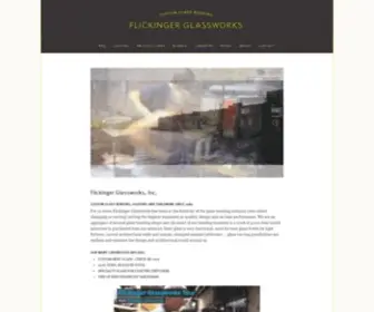 Flickingerglassworks.com(Flickinger Glassworks) Screenshot