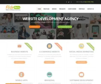 Flickmedialtd.com(Professional Web Design Company) Screenshot