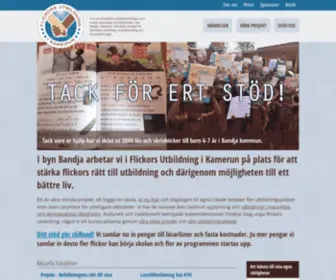 Flickorsutbildningikamerun.org(Flickors Utbildning i Kamerun) Screenshot