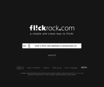 Flickrock.com(Flickrock) Screenshot