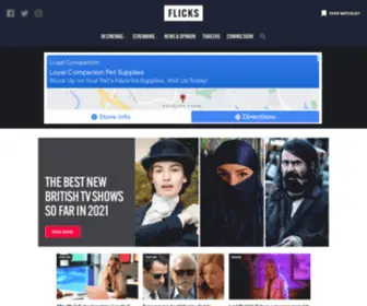 Flicks.co.uk(Find cinema times & tickets) Screenshot