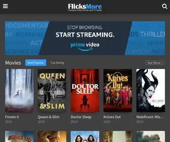 Flicksmore.com(Full length movies) Screenshot