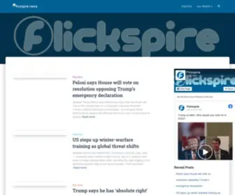 Flickspire.com(Flickspire news) Screenshot