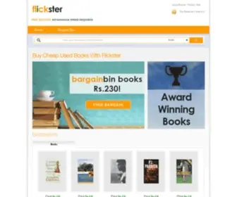 Flickster.in(Millions of Used Books At Amazingly Low Prices At Flickster) Screenshot