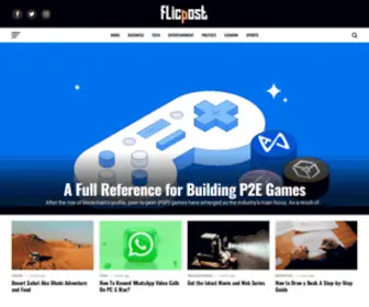 FlicPost.com(Home) Screenshot