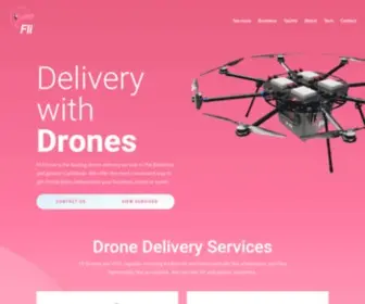 Flidrone.com(Drone Solutions for Warehouse Management) Screenshot