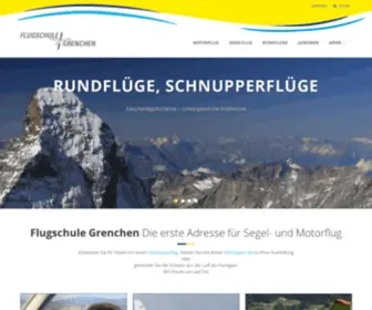 Fliegen.ch(Flugschule Grenchen) Screenshot