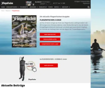 Fliegenfischen.de(BLINKER) Screenshot