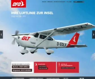 Fliegofd.de(Flug nach Borkum) Screenshot