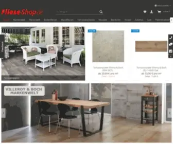 Fliese-Shop.de(Fliesen Outlet: Fliesen günstig online kaufen & Abverkauf) Screenshot