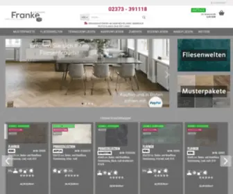 Fliesen-Franke-Online.de(Küchenfliesen) Screenshot