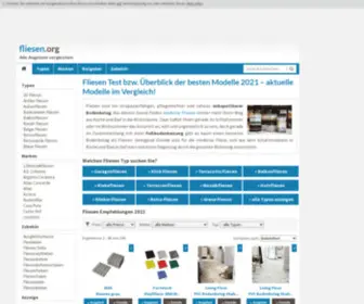 Fliesen.org(Fliesen günstig kaufen) Screenshot