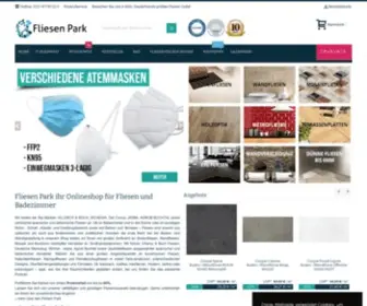 Fliesenpark.de(Fliesen Online Shop) Screenshot