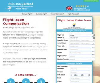 Flight-Delay-Refund.com(Flight Delay Compensation) Screenshot