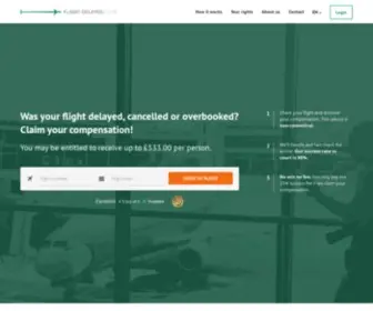 Flight-Delayed.co.uk(Claim) Screenshot