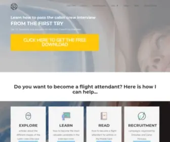 Flightattendantcentral.com(Flight Attendant Central) Screenshot