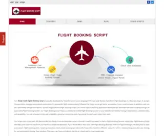 Flightbookingscript.in(Our company) Screenshot