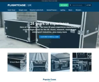 Flightcaseuk.com(Flightcase UK) Screenshot