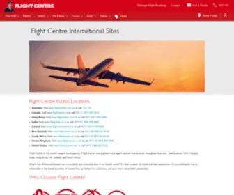 Flightcentre.com(International Websites) Screenshot