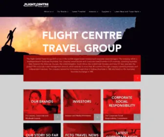 Flightcentrelimited.com(Flight Centre Travel Group) Screenshot