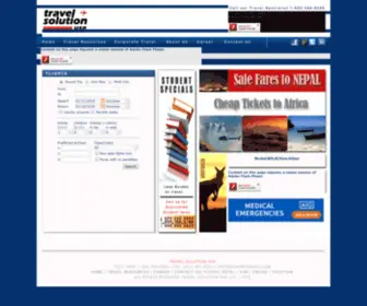 Flightchoices.com(TRAVEL SOLUTION USA FLY NEPAL) Screenshot