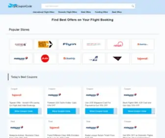 Flightcouponcode.com(Flight coupon) Screenshot