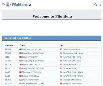Flightera.net(On-time Performance, delay statistics and flight information) Screenshot