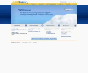 Flightexplorer.com(Flight Explorer) Screenshot