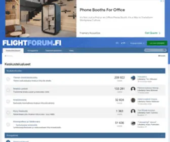 Flightforum.fi(Keskustelualueet) Screenshot