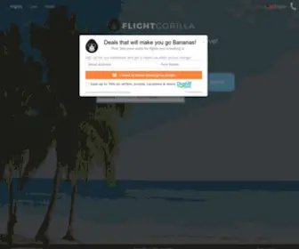 Flightgorilla.com(Compare and save on flights and airfare tickets) Screenshot